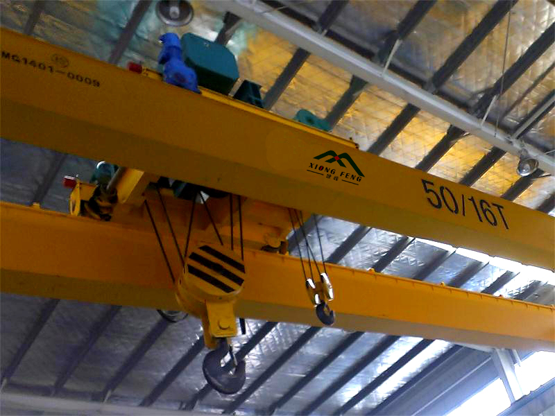 雄峰MH50/16t-12m吊鉤門(mén)式雙梁起重機(jī)