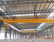 雄峰QE8t+8t-22.5m雙梁雙小車(chē)吊鉤橋式起重機(jī)